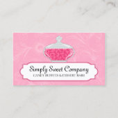 キャンデーおよびデザートのビュッフェ 名刺 (正面)