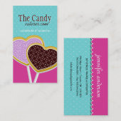 キャンデーのケイタリングビジネスカード 名刺 (正面/裏面)