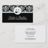 キャンデーのケイタリングビジネスカード 名刺 (正面/裏面)