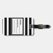 キャンデーのストライプなコレクション ラゲッジタグ (裏面横)