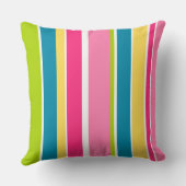キャンデーのストライプの投球のクッション クッション (裏面)