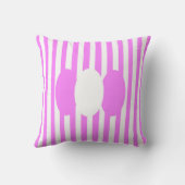 キャンデーのストライプ クッション (裏面)