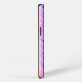 キャンデーのストライプ iPhoneケース (右側面)