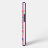 キャンデーのストライプ iPhoneケース (左側面)