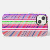 キャンデーのストライプ iPhoneケース (裏面横)