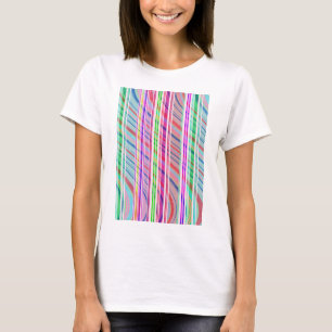 キャンデーのストライプ Tシャツ