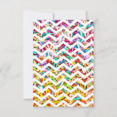 キャンデーのテーマRSVPカード 出欠カード (裏面)