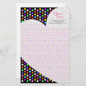 キャンデーのハートの文房具 便箋 (正面/裏面)