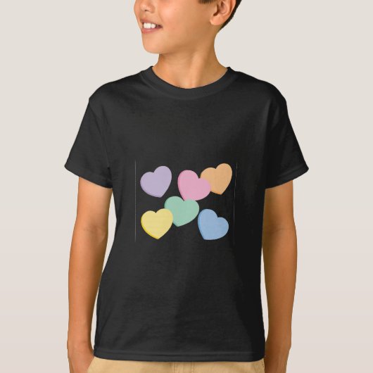キャンデーのハート Tシャツ (正面)