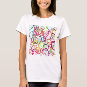 キャンデーのハート Tシャツ