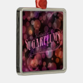 キャンデーの休日の視野 メタルオーナメント (右)