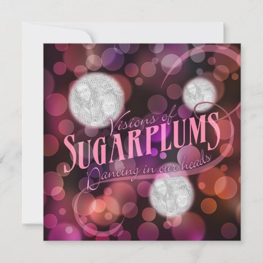 キャンデーの写真の休日の視野 シーズンカード (正面)