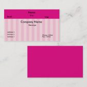 キャンデーの名刺として菓子 名刺 (正面/裏面)