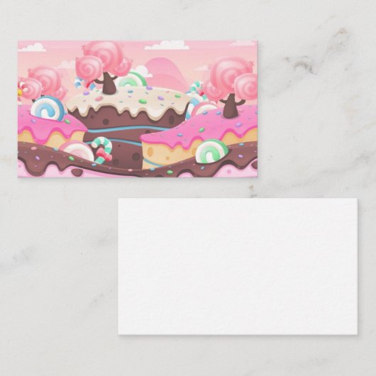 キャンデーの土地の名刺 名刺 (正面/裏面)