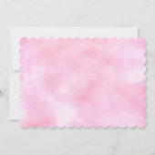 キャンデーの土地の甘い店のバースデーパーティ招待状 招待状 (裏面)