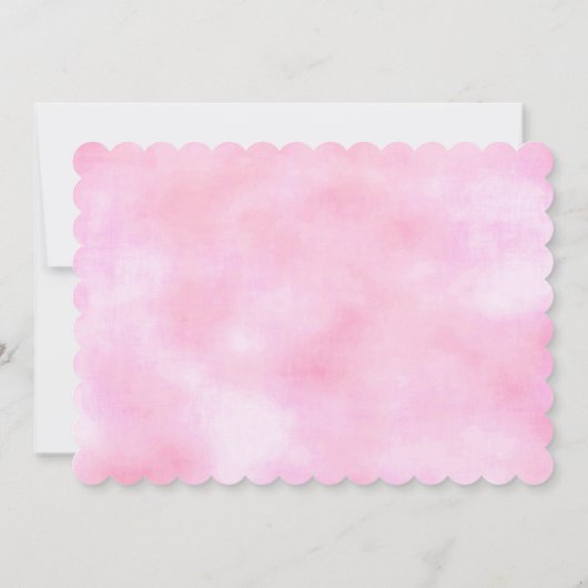 キャンデーの土地の甘い店のバースデーパーティ招待状 招待状 (裏面)