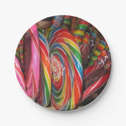 キャンデーの土地の紙のパーティーのプレート ペーパープレート (正面)