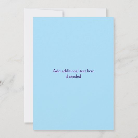 キャンデーの土地の誕生日の招待状 招待状 (裏面)