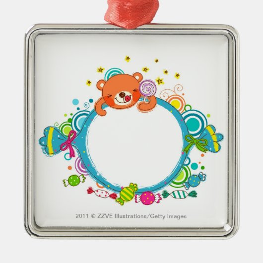 キャンデーの変化 メタルオーナメント (正面)