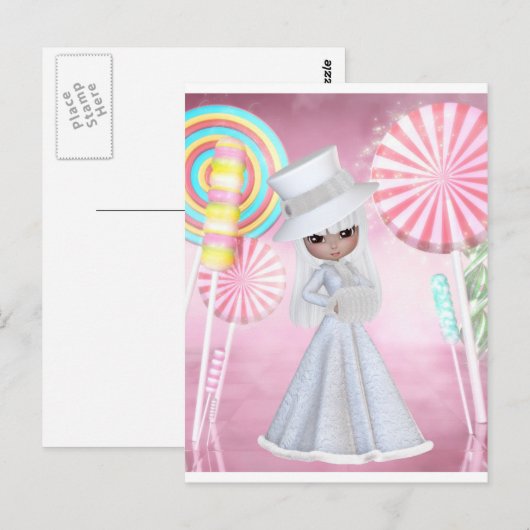 キャンデーの妖精 ポストカード (正面/裏面)