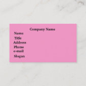 キャンデーの専門店のおもしろいの名刺 名刺 (裏面)