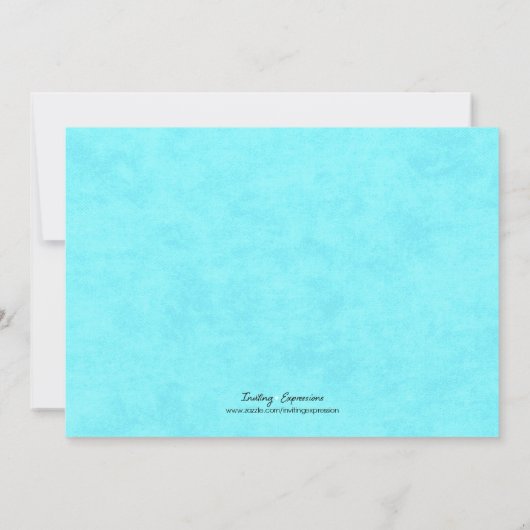 キャンデーの専門店の甘い店の誕生日の招待状 招待状 (裏面)