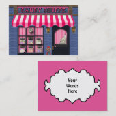 キャンデーの専門店は単語の名刺を加えます 名刺 (正面/裏面)