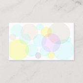 キャンデーの店の名刺のテンプレート 名刺 (裏面)