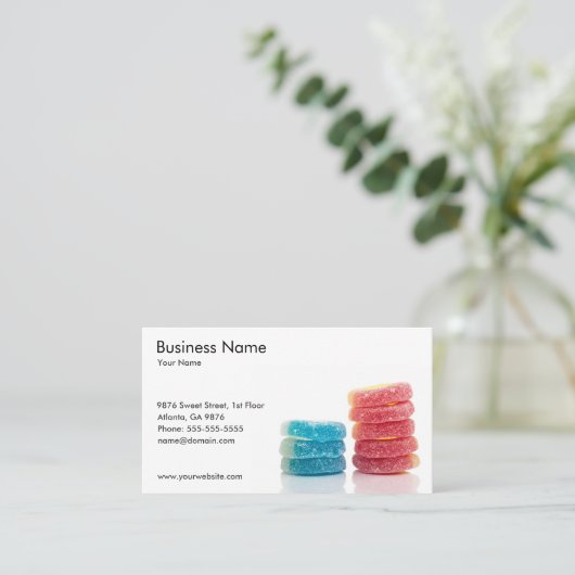 キャンデーの店の名刺 名刺 (スタンド正面)