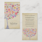 キャンデーの木のオンライン店ビジネスプロフィールカード 名刺 (正面/裏面)