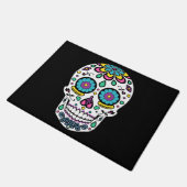 キャンデーの砂糖のスカル ドアマット (アングル)