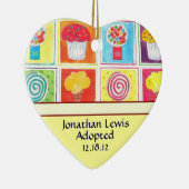 キャンデーの菓子の採用の発表のオーナメント セラミックオーナメント (右)