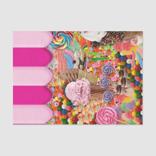 キャンデーのSweet sixteenのアイスクリーム 薄葉紙 (正面)