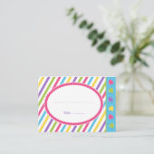 キャンデーは縞で飾ります プレイスカード (スタンド正面)