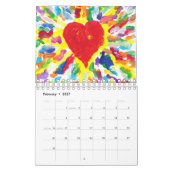 キャンデーは自閉症の芸術家に水をまきます カレンダー (2月 2027)