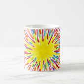 キャンデーは自閉症の芸術家に水をまきます コーヒーマグカップ (中央)