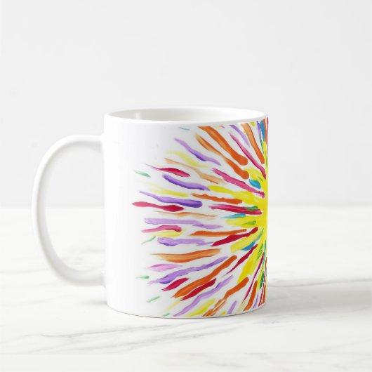 キャンデーは自閉症の芸術家に水をまきます コーヒーマグカップ (左)