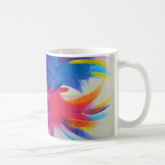 キャンデーは自閉症の芸術家に水をまきます コーヒーマグカップ (右)