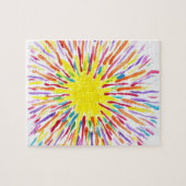 キャンデーは自閉症の芸術家に水をまきます ジグソーパズル (横)