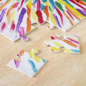 キャンデーは自閉症の芸術家に水をまきます ジグソーパズル (側面)