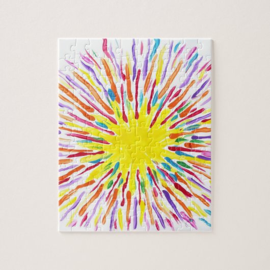 キャンデーは自閉症の芸術家に水をまきます ジグソーパズル (縦)