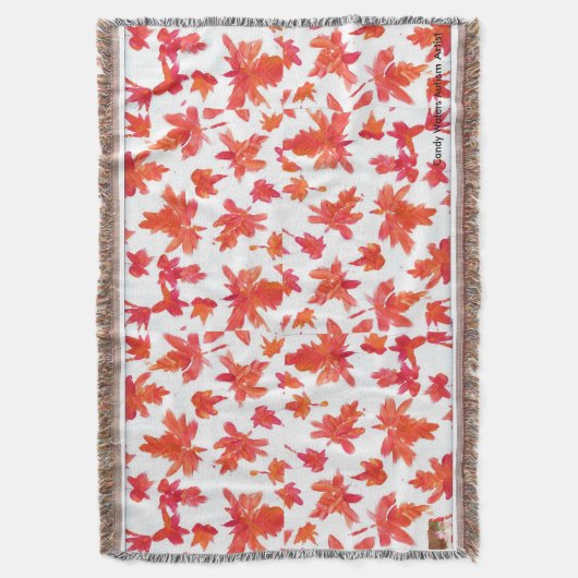 キャンデーは自閉症の芸術家に水をまきます スローブランケット (正面縦)