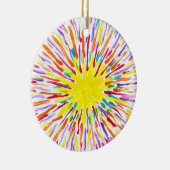 キャンデーは自閉症の芸術家に水をまきます セラミックオーナメント (右)