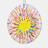 キャンデーは自閉症の芸術家に水をまきます セラミックオーナメント (左)