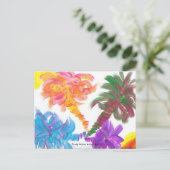 キャンデーは自閉症の芸術家に水をまきます ポストカード (スタンド正面)