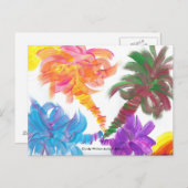 キャンデーは自閉症の芸術家に水をまきます ポストカード (正面/裏面)