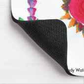 キャンデーは自閉症の芸術家に水をまきます マウスパッド (コーナー)