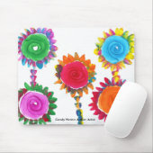 キャンデーは自閉症の芸術家に水をまきます マウスパッド (マウス)