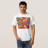 キャンデーは自閉症の芸術家に水をまきます Tシャツ (正面フル)