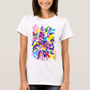 キャンデーは自閉症の芸術家に水をまきます Tシャツ